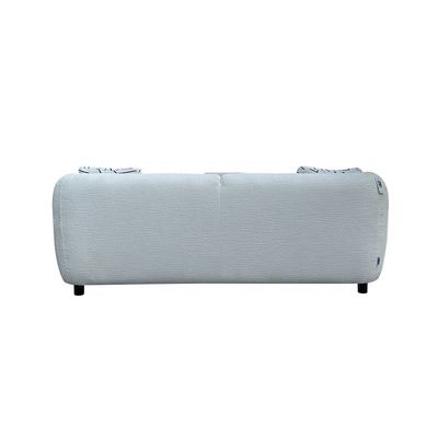 جيشيل - أريكة قماشية 3 مقاعد - أبيض ثلجي